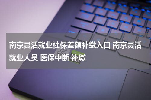 南京灵活就业社保差额补缴入口 南京灵活就业人员 医保中断 补缴