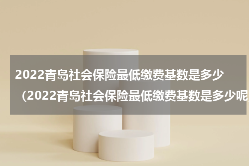 2022青岛社会保险最低缴费基数是多少(2022青岛社会保险最低缴费基数是多少呢)