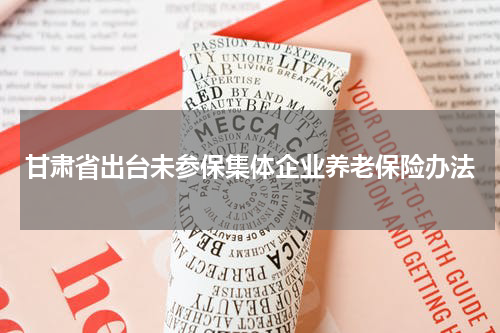 甘肃省出台未参保集体企业养老保险办法