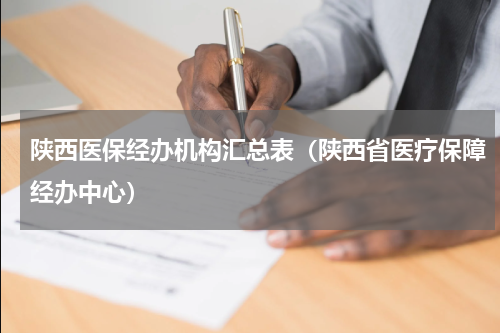 陕西医保经办机构汇总表（陕西省医疗保障经办中心）