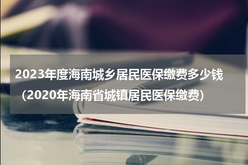 2023年度海南城乡居民医保缴费多少钱(2020年海南省城镇居民医保缴费)