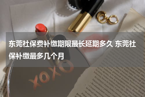 东莞社保费补缴期限最长延期多久 东莞社保补缴最多几个月