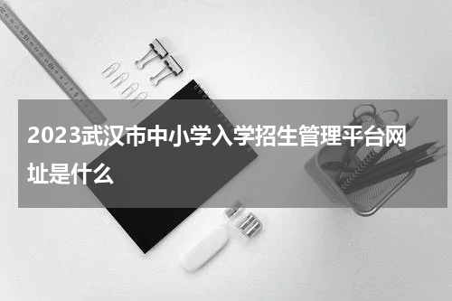2023武汉市中小学入学招生管理平台网址是什么