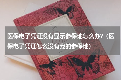 医保电子凭证没有显示参保地怎么办?(医保电子凭证怎么没有我的参保地)