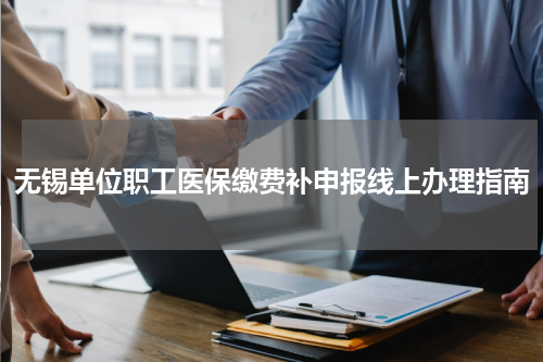 无锡单位职工医保缴费补申报线上办理指南