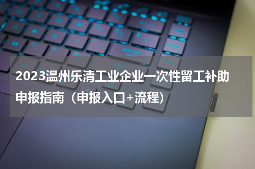 2023温州乐清工业企业一次性留工补助申报指南(申报入口+流程)