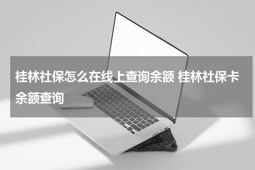 桂林社保怎么在线上查询余额 桂林社保卡余额查询