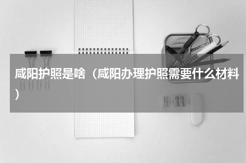 咸阳护照是啥（咸阳办理护照需要什么材料）